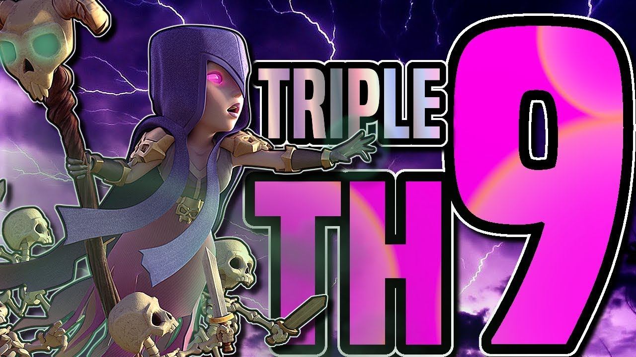 8 DOMINANT TH9 WAR ATTACKS | 10v10 FARMING - TROPHY PUSHING | Clash of Clans смотреть онлайн