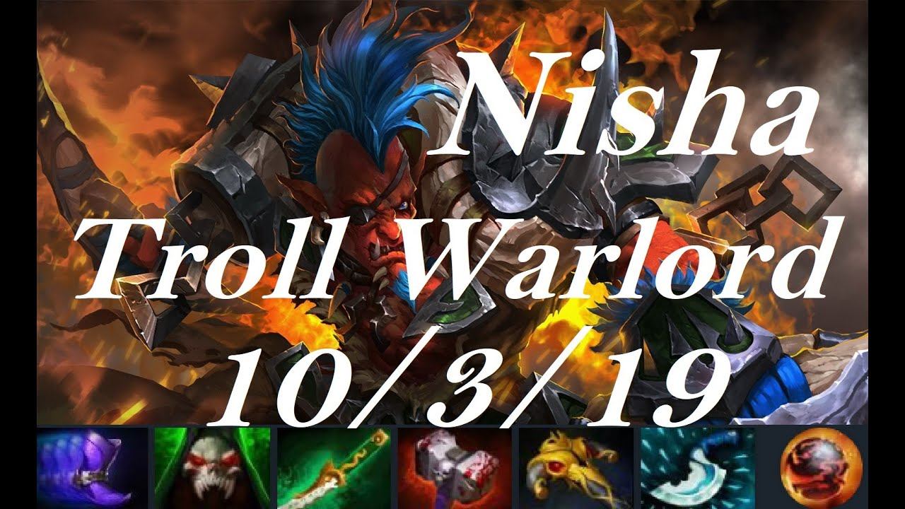 Nisha Troll Warlord, Snapfire vs Axe, Phoenix - warm up done - dota2 смотреть онлайн