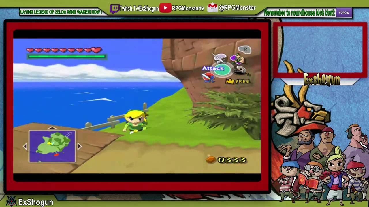 Legend of Zelda Wind Waker TriForce Chart 1 смотреть онлайн