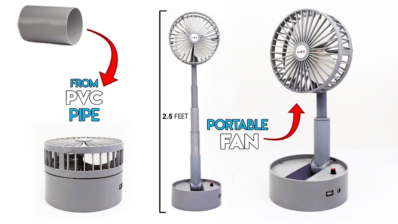 How To Make a Portable Tower Fan From PVC Pipe at Home смотреть онлайн