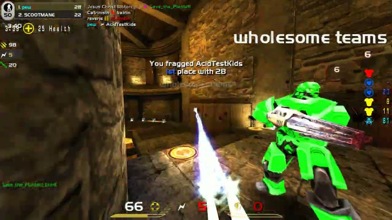 Quake Live: Pew³ (POV) - Respect the Plasma! смотреть онлайн