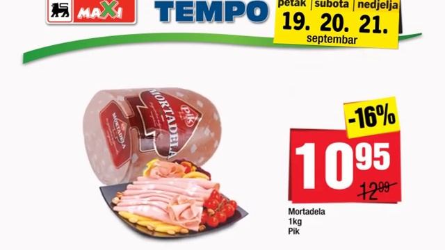 Maxi i Tempo vikend akcija od 19.09.do 21.09.2014. смотреть онлайн