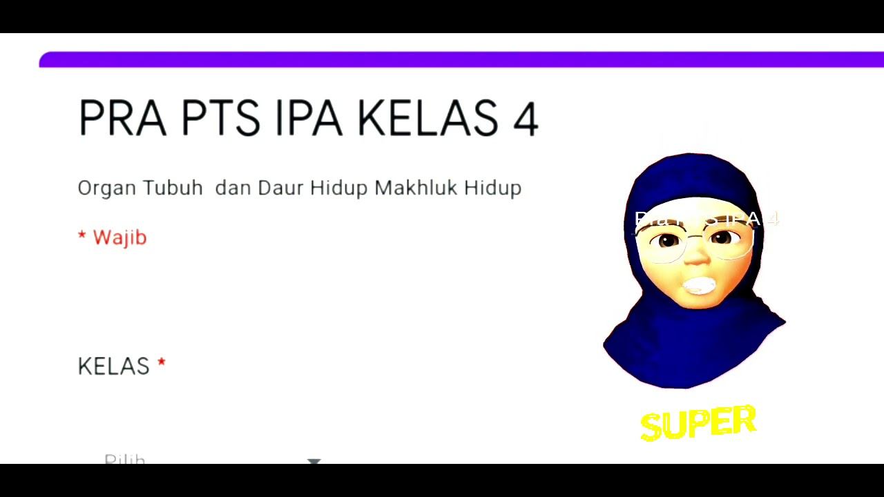 Pra PTS IPA Kelas 4. Latihan Ulangan ESPS Bab 1 dan 2 смотреть онлайн