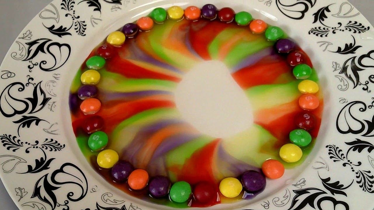 Skittles and water Experiment | Rainbow skittles Experiment | Discovering colors смотреть онлайн