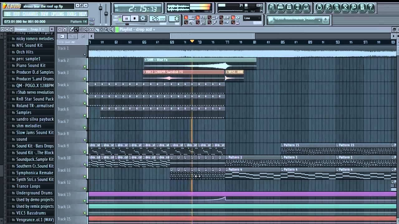 Alesso - tear the roof up (remake on fl studio) смотреть онлайн