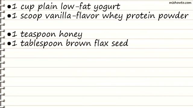 Recipe Power Protein Yogurt With Whey & Flax смотреть онлайн
