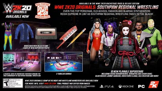 WWE 2K20: Southpaw Regional Wrestling Menu Theme- "Tandem'" смотреть онлайн