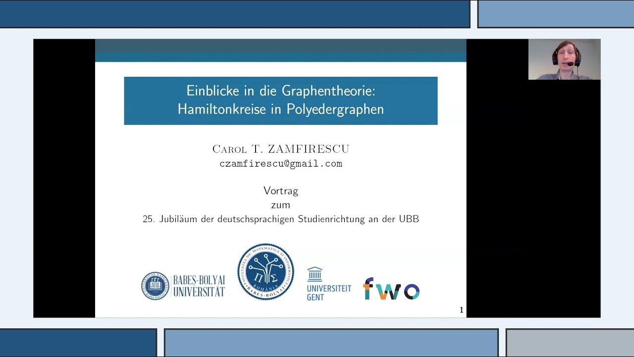 Der Vortrag von Carol T. Zamfirescu anlässlich des 25-jährigen Jubiläums смотреть онлайн