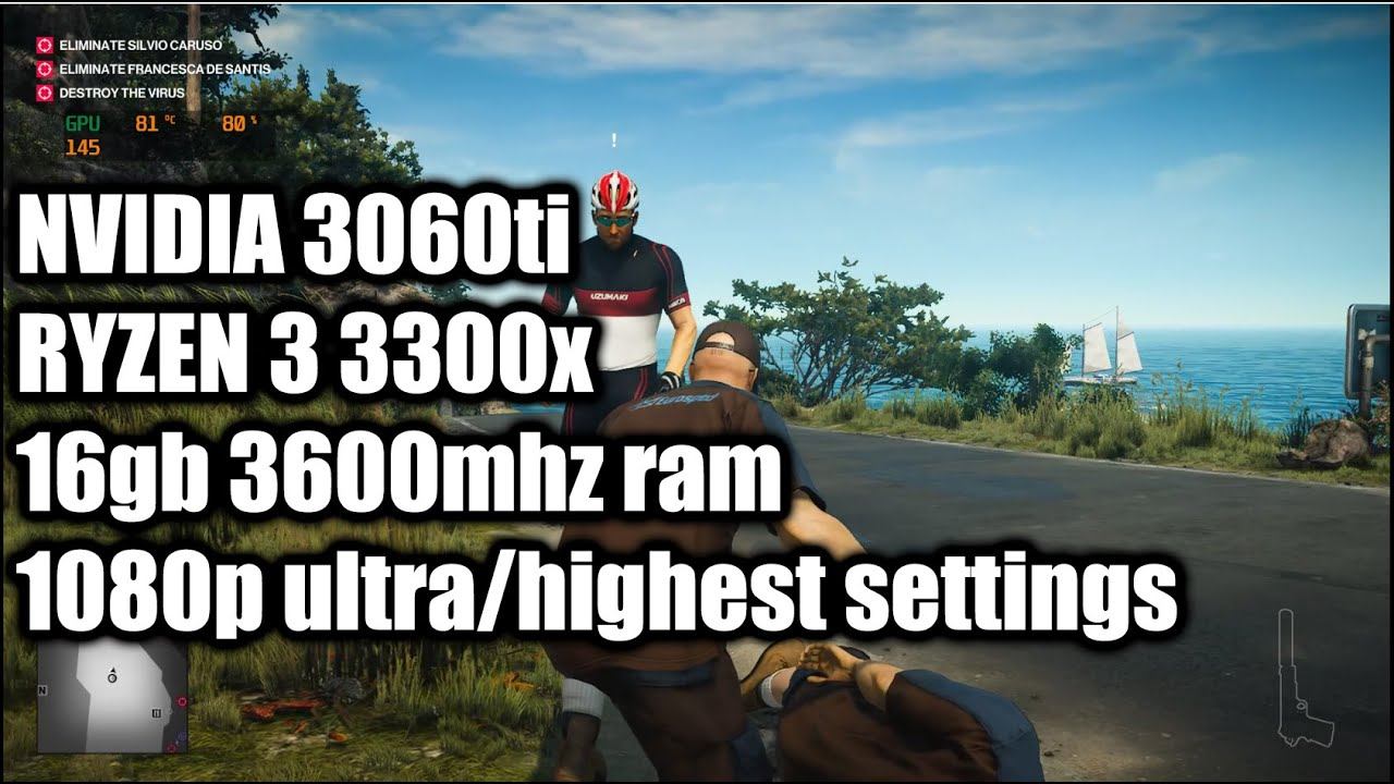 Hitman 2 - Ryzen 3 3300x + 3060ti 1080p ULTRA / HIGHEST SETTINGS смотреть онлайн