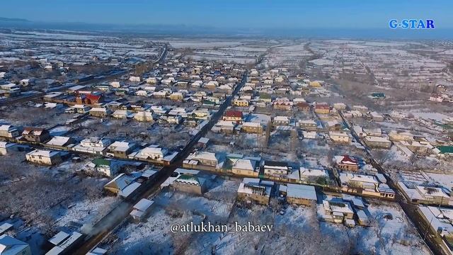 Аэросъёмка село Гапцах 2020 зима