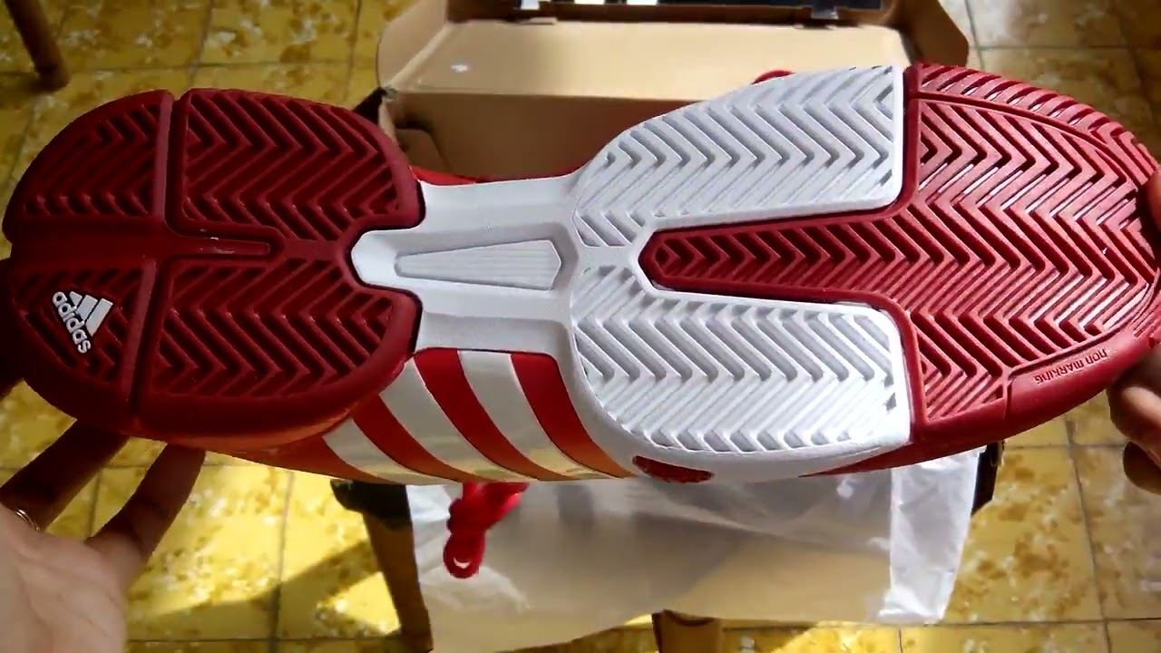 Sepatu Tenis Adidas Barricade 2016 AQ2257 Powred unboxing смотреть онлайн