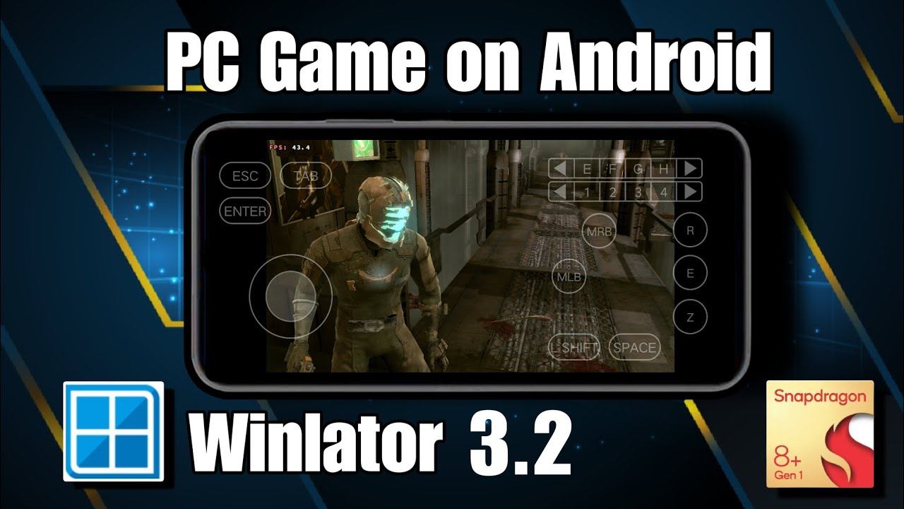 Dead Space On Android Winlator 3.2 Snapdragon 8+gen1 (legion Y70)