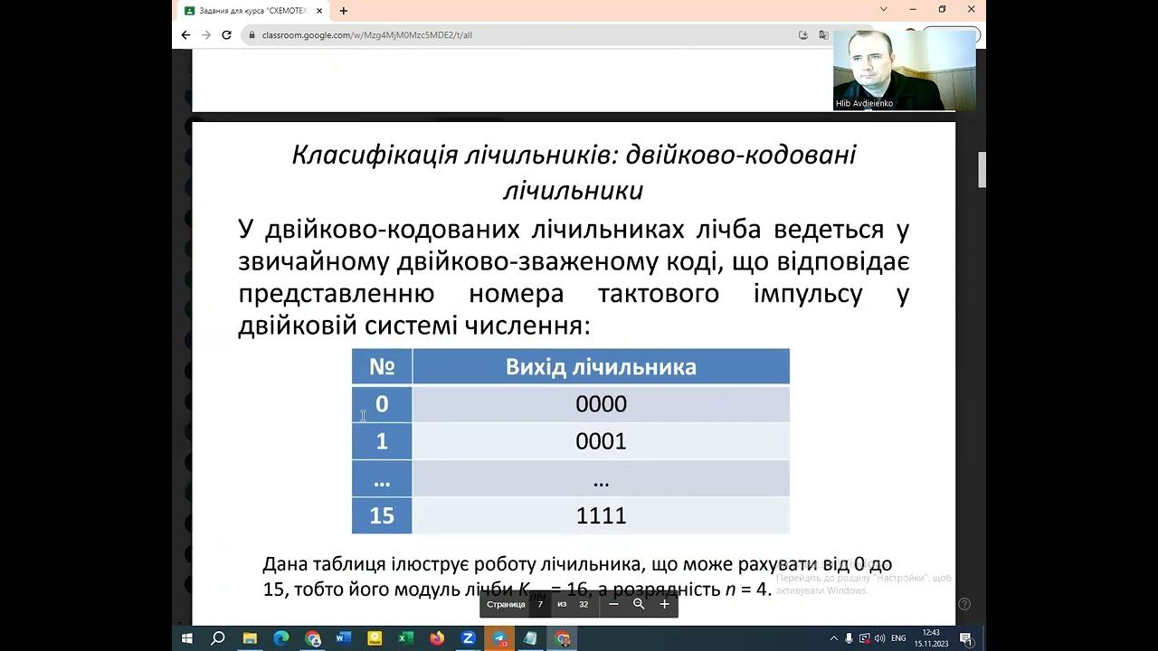 Схемотехніка Лекція №15 (2023) "Лічильники" смотреть онлайн