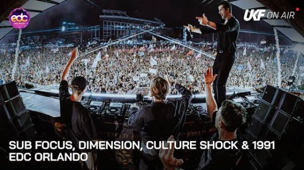 WORSHIP @ EDC Orlando 2024 - Sub Focus, Dimension, Culture Shock & 1991 UKF On Air