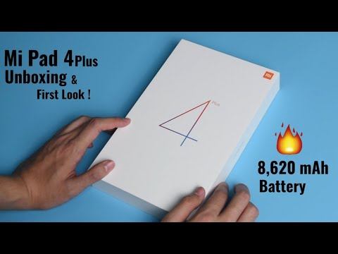 Xiaomi Mi Pad 4 Plus Unboxing & Overview : 8,620 mAh Battery 🔥 смотреть онлайн