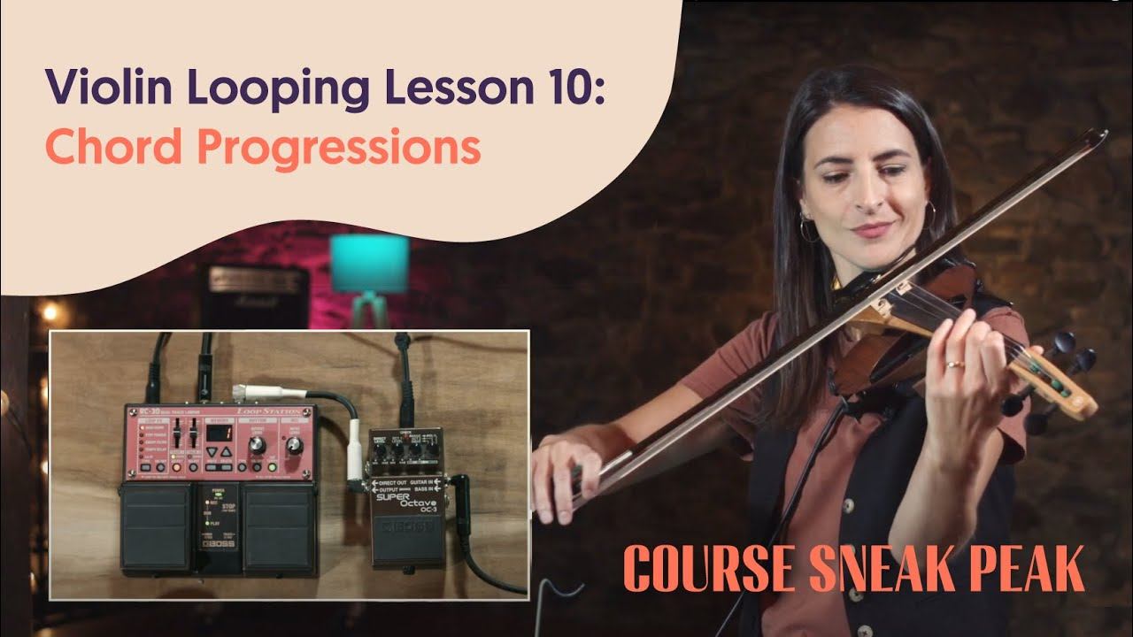 Violin Looping Lesson 10: Chord Progressions (part 1)⏐ #violinoop #looperpedal #rc30 #electricvioli смотреть онлайн