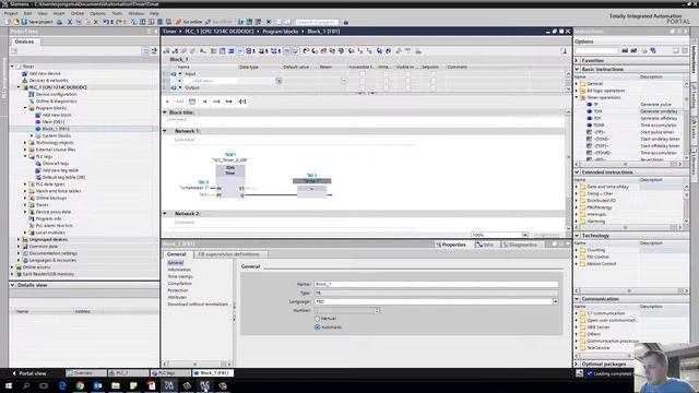 Siemens Tia portal, Ton en Tof Timers смотреть онлайн
