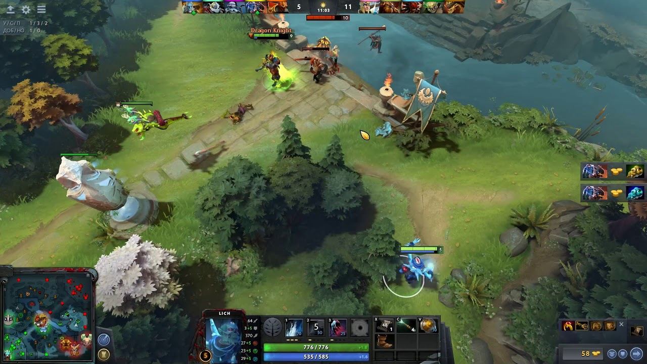 Играем в Dota 2 - Faceit Arcana Ladder 5x5. Lich У9-С12-П16 - Часть 13 смотреть онлайн