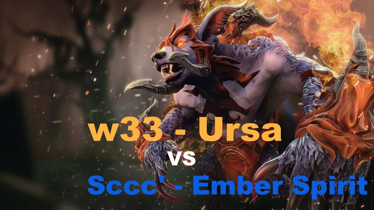 w33 - Ursa VS Sccc' - Ember Spirit @Midlane Match #1 ESL One Genting 2017 смотреть онлайн