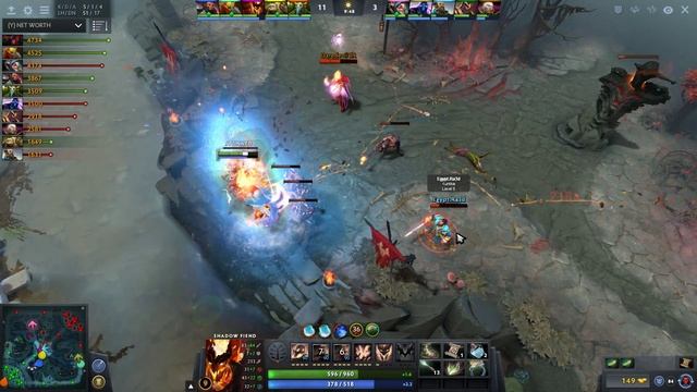 OG.Ana Shadow Fiend Gameplay - Unranked Match - OG Dota 2. смотреть онлайн