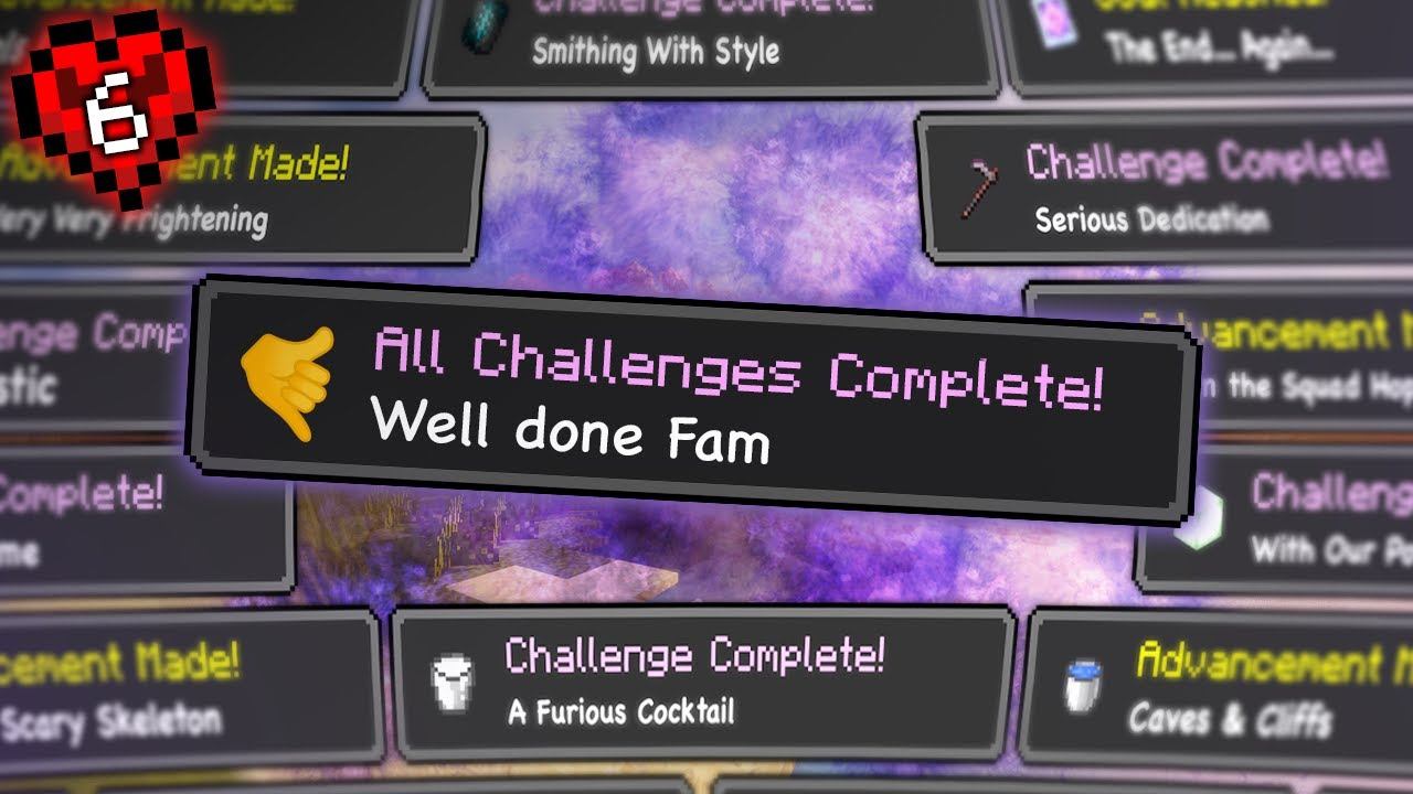 Getting EVERY Advancement In Hardcore Minecraft! смотреть онлайн