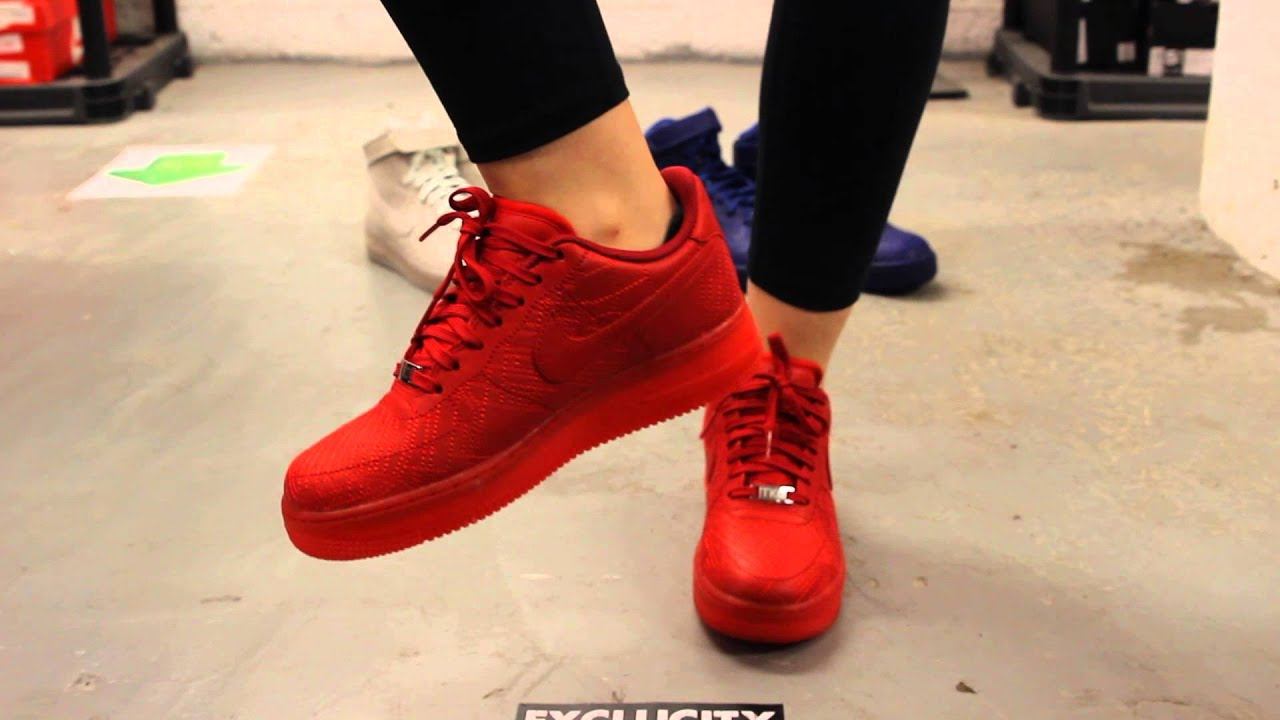 Ladies Air Force 1 Low FW QS – Red “Tokyo” On-feet Video at Exclucity смотреть онлайн
