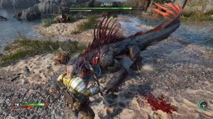 God of War Рагнарёк_Бой с Дреки