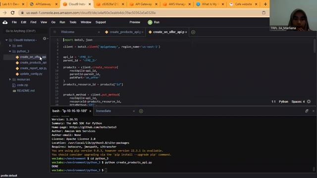 AWS Lab 6.1: Developing REST APIs with API Gateway смотреть онлайн