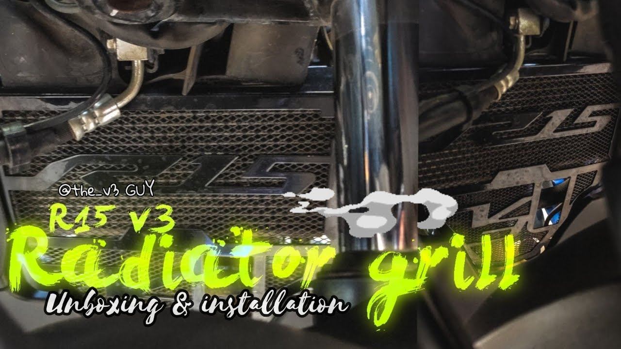 R15 v3 Radiator guard | R15v3 modifications | r15v3 bs6 смотреть онлайн