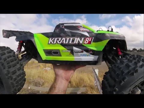 "Still KING" ARRMA Kraton 8s EXB Tire Test Backflips BB vs MX57's смотреть онлайн