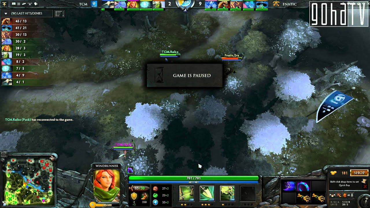 TCM vs Fnatic | GoHa.tv Dota 2 смотреть онлайн