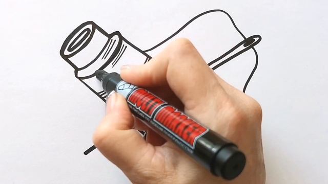 Как нарисовать НИТКИ С ИГОЛКОЙ / Мультик раскраска НИТКИ И ИГОЛКА / Нарисуй Ка смотреть онлайн