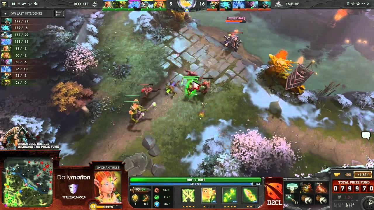 Team Empire vs RoXKIS Game 1 Part 2 DOTA 2 Champions League TobiWan смотреть онлайн