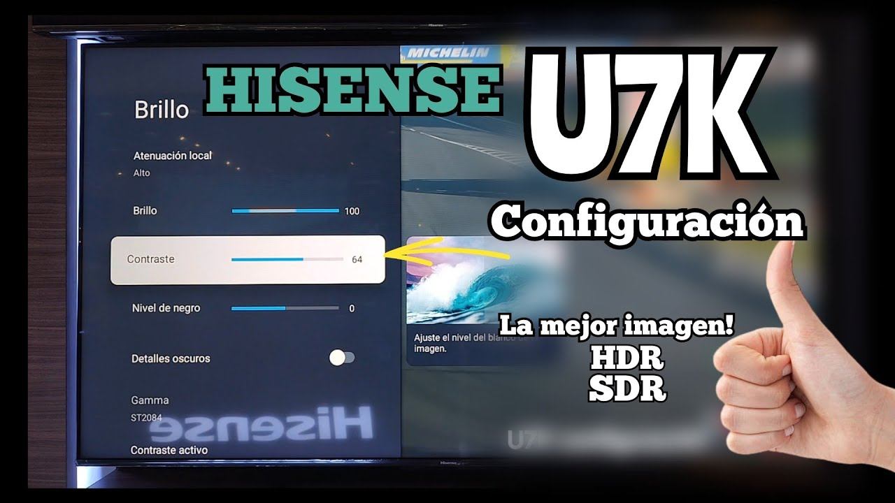 Hisense U7K configuración, sácale el mejor provecho a la imagen 👍 смотреть онлайн