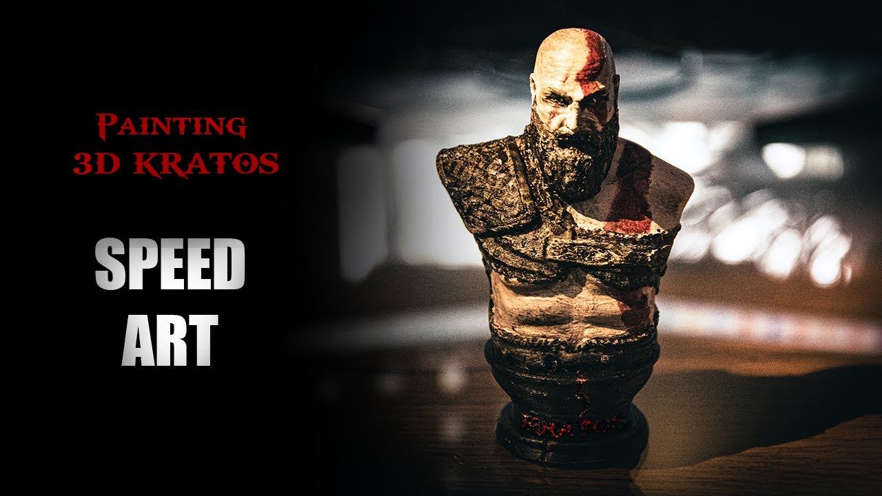 God of War - Painting 3D Kratos - Speed Art - #Kratos #3D #GOW смотреть онлайн