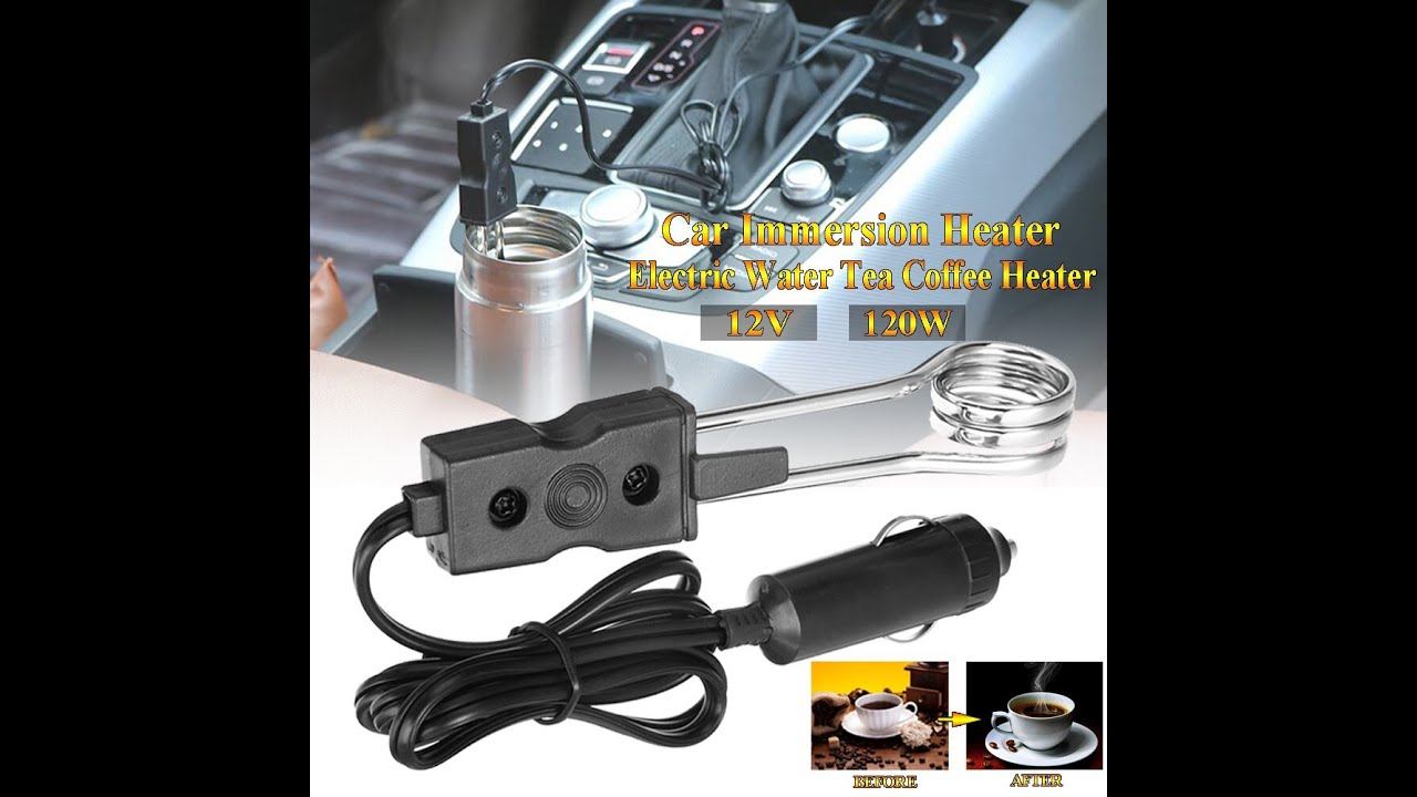 Mini Portable Immersion Heater 12V Rod For Car Hot Tea Coffee Water Auto Electric Heater Boiler смотреть онлайн