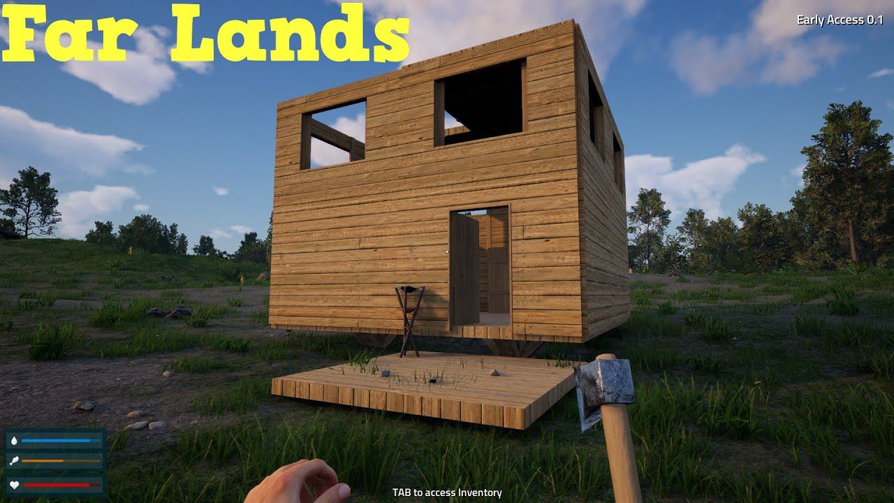 Far Lands Brand New Single Player Survival Game