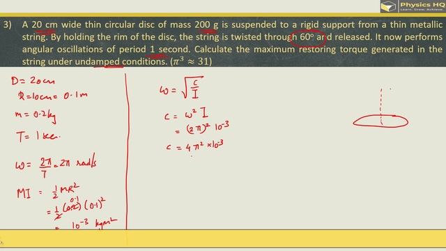 Class 12 Physics | Chp 5 : Oscillations | Numericals Part 3 | Maharashtra Board | PHQ | Prof.Sandee смотреть онлайн