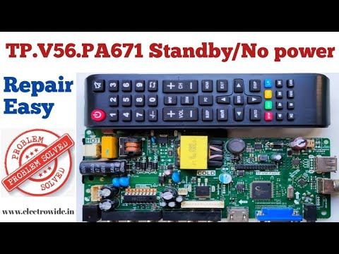 TP.V56.PA671 STANDBY PROBLEM # NO POWER#LED TV#POWER PROBLEM смотреть онлайн