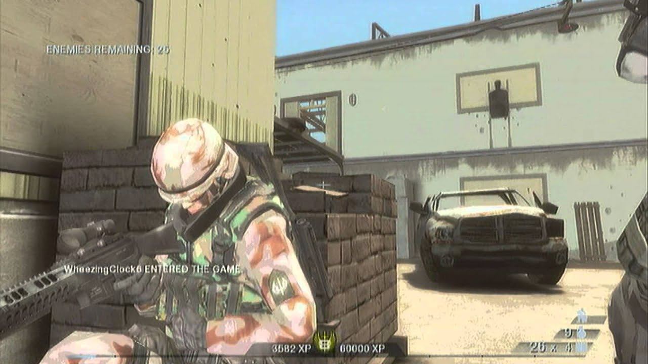 Bury Your Face - Tom Clancy's Rainbow Six Vegas 2 - Terrorist Hunt Multiplayer Gameplay смотреть онлайн