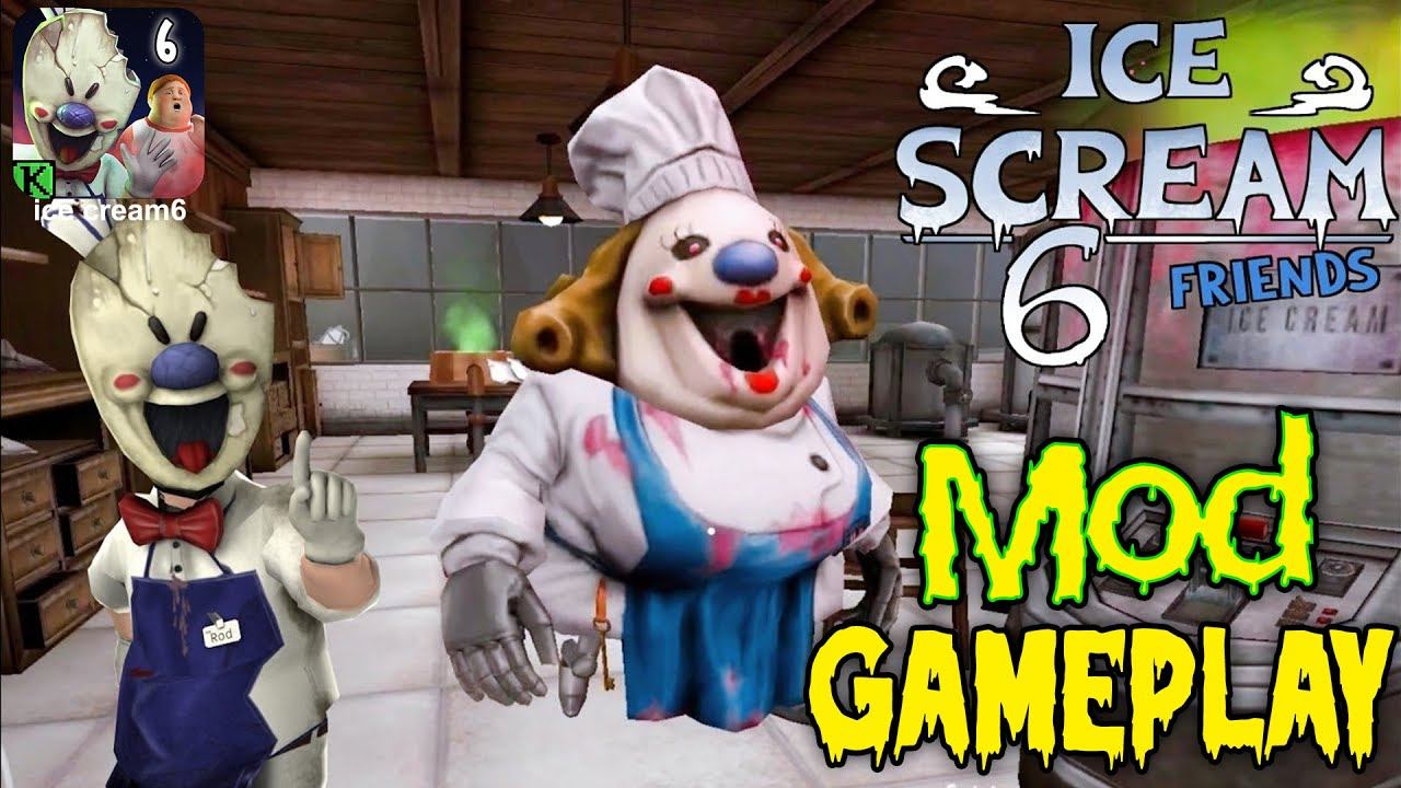 Ice cream 6 Friends: Charlie Gost Mode Unlimited Cakes and Unlock Hints walkthough Gameplay. #level смотреть онлайн