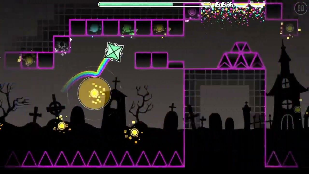{Geometry Dash} new demon park layout смотреть онлайн