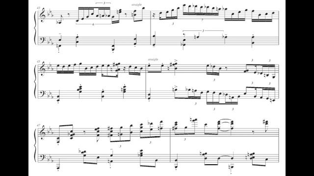 Sullivan Fortner - On The Sunny Side Of The Street - Transcription