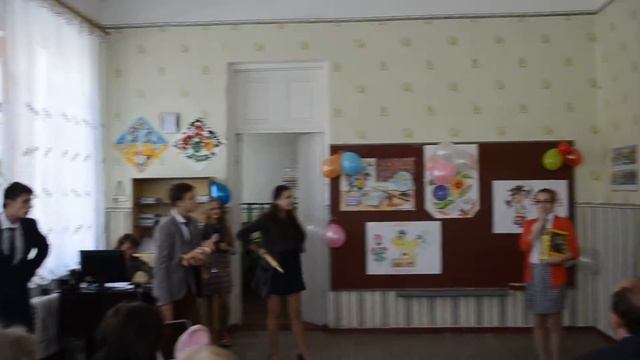 Привітання від учнів 9-А класу смотреть онлайн