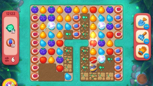 GardenScapes уровень 12122 без бустеров