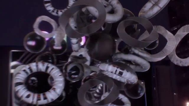 Медиа-арт с эффектом оптической иллюзии смотреть онлайн