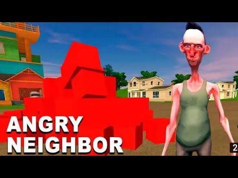 играем в злого соседа Angry neighbor! нашли все кубы смотреть онлайн
