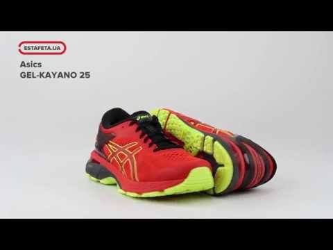 Кроссовки для бега Asics GEL-KAYANO 25 RED/YEL M SS19 1011A019-801 смотреть онлайн