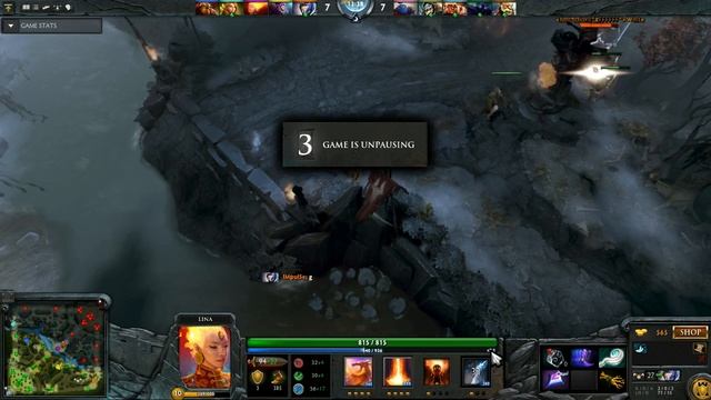 Fear (Lina) - Gameplay Dota 2 смотреть онлайн