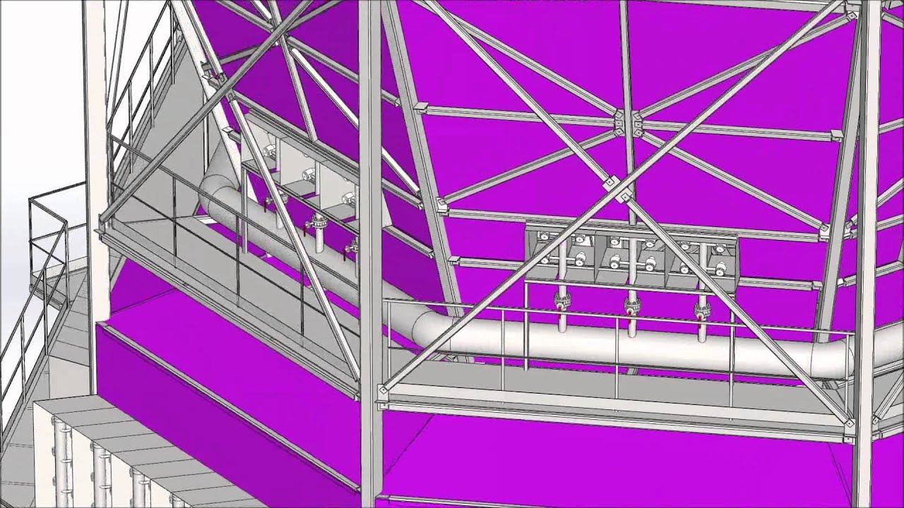 Каркасная эжекционная градирня ОКТОГРАД для ТЭЦ (до 50 000 м3/ч), премия за лучший НИОКР 2015г смотреть онлайн